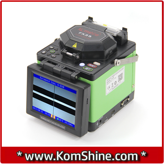 Real corecore alignment Professional Digit Komshine Fusion Splicer FX35 8s splice suit for FTTx equal to Fitel S178