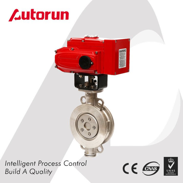TRIPLE OFFSET ELECTRIC WAFER BUTTERFLY VALVE