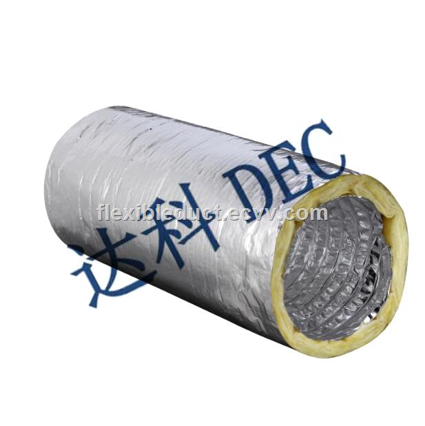 Thermal resistance 8 inch insulated ducting special design insulated flexible duct for HVAC systems