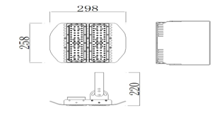 Factory Direct sale 100w led tunnel light