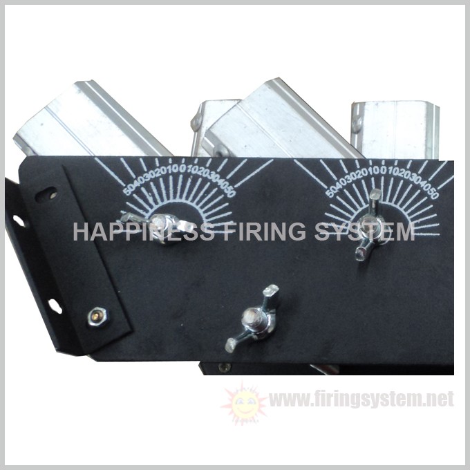 12 inch 32 shots aluminium display rackssingle shot display rackshell rackpyrotechnic display racks48