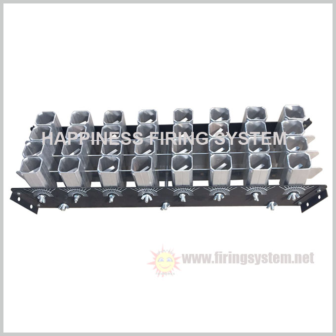 12 inch 32 shots aluminium display rackssingle shot display rackshell rackpyrotechnic display racks48