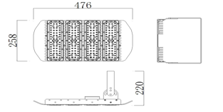 200w Factory Direct Selling led Tunnel Lighting