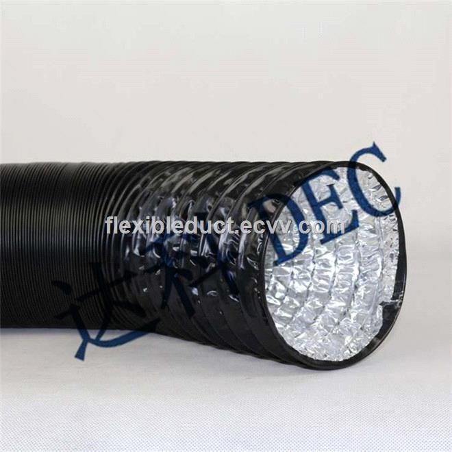 Economical non insulated flexible ventilation ducting 8 inch pvc combined flexible duct