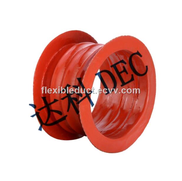 Fast install HVAC flexible duct connector insulated rectangular flexible duct connector