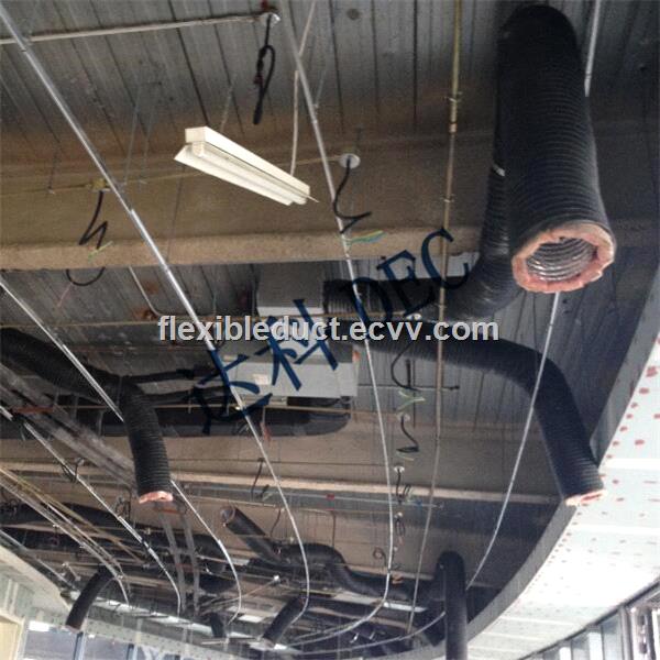 Air conditioning systems insulated flexible duct noise reduction 5 inch acoustical flex duct