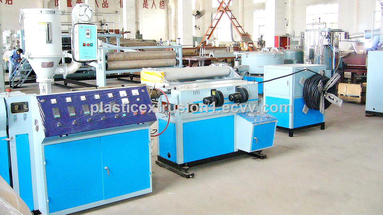 High Speed PP PE single wall corrugated pipe making machine