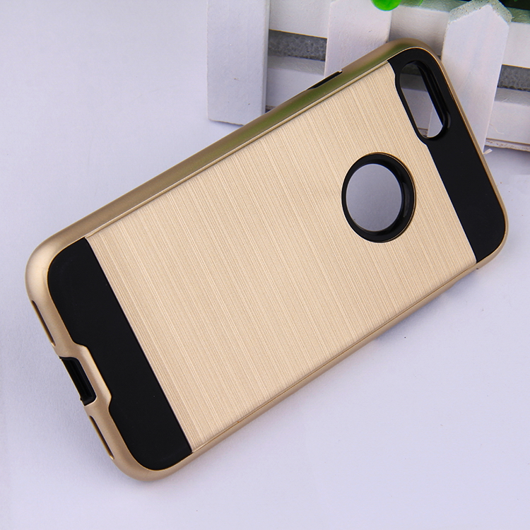 Popular Product Wiredrawing case for iphone 7 plus with wholesale price