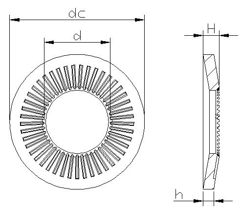 NFE25511 French Standard Washer with ISO