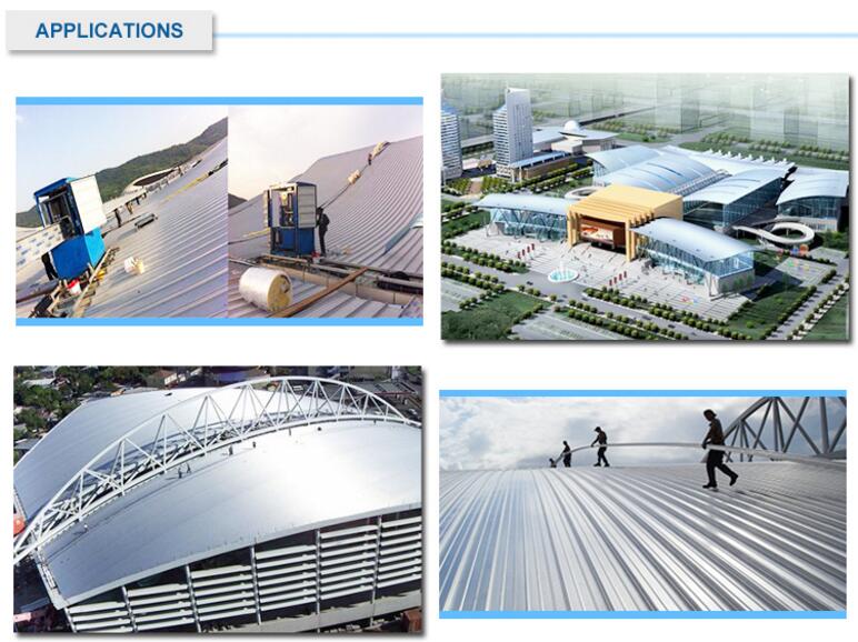 Roofing glazed forming machine for building construction