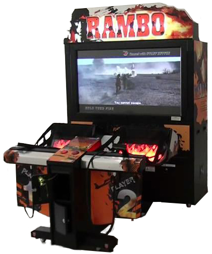 Rambo Gun Shooting Game Machine Amusement Arcade Machine Equipment