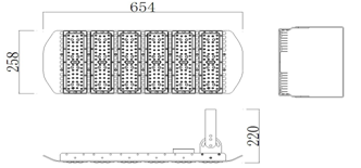 china suppliers led lighting 300w led tunnel light