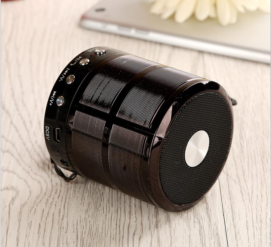 HIFI Stereo portable mini metal bluetooth wireless speaker ws 887 USB TF mini speaker