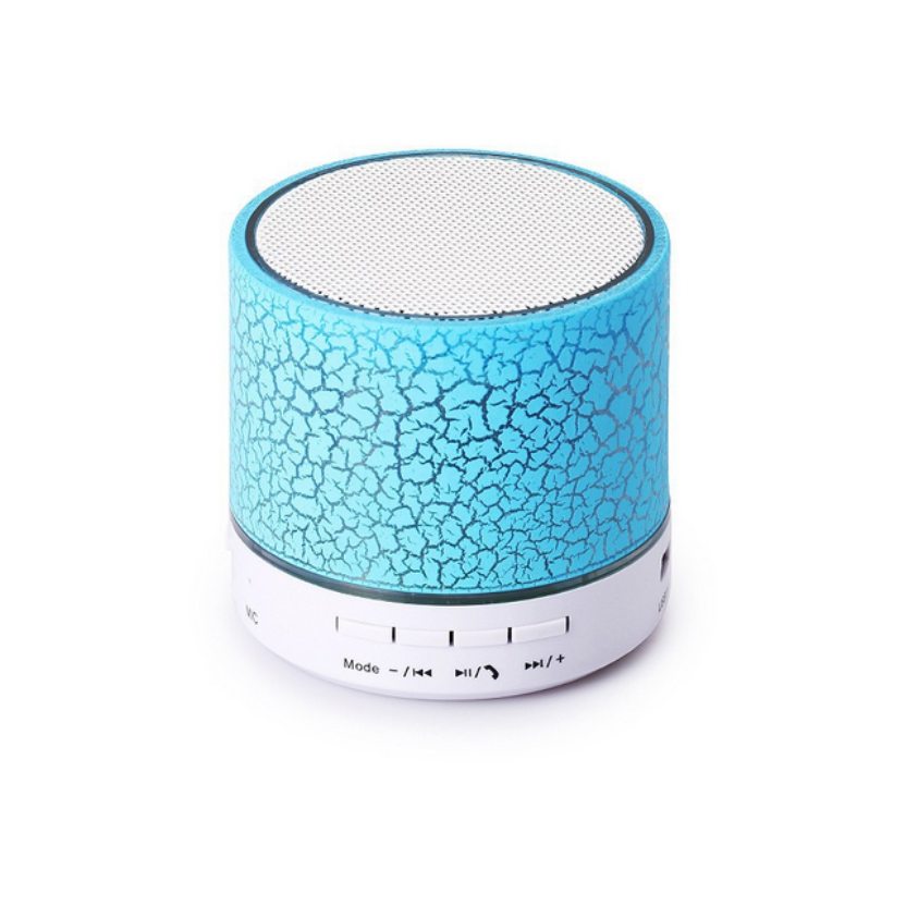 Portable Mini coloful led Bluetooth Speaker With Light pulse For mobile and computer Speaker With fm radio