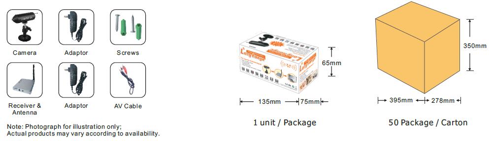 300m CCD Long Range Wireless Camera Baby monitor