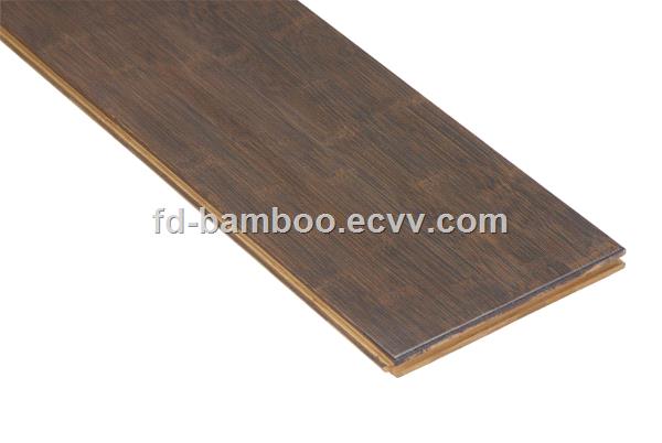 Carbonized vertical bamboo flooring