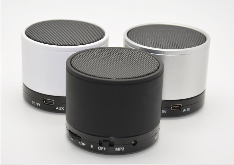 stereo mini metal bluetooth speaker hifi wireless handsfree with TF card