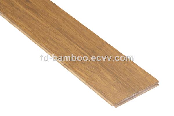 Engineered strand woven bamboo flooring