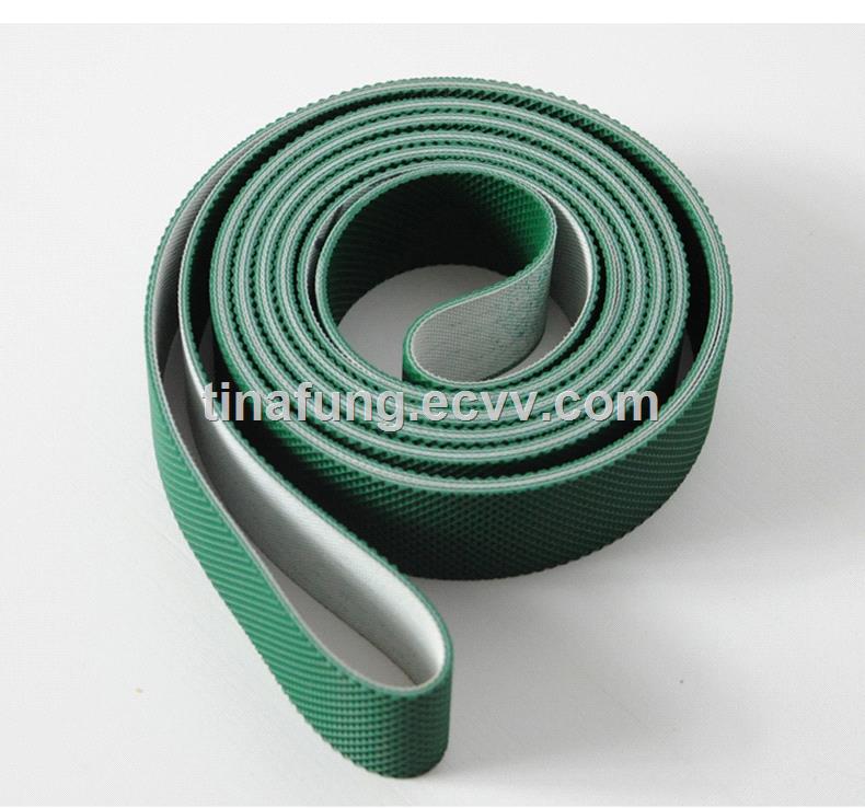 Green diamond PVC conveyor belt in different thickness