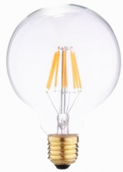 Interior decoration superEuropean classical royal retro crystal lamp led G80 6w filament bulb light