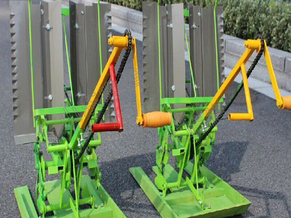 Two Row Hand Cranked Manual Rice Transplanter