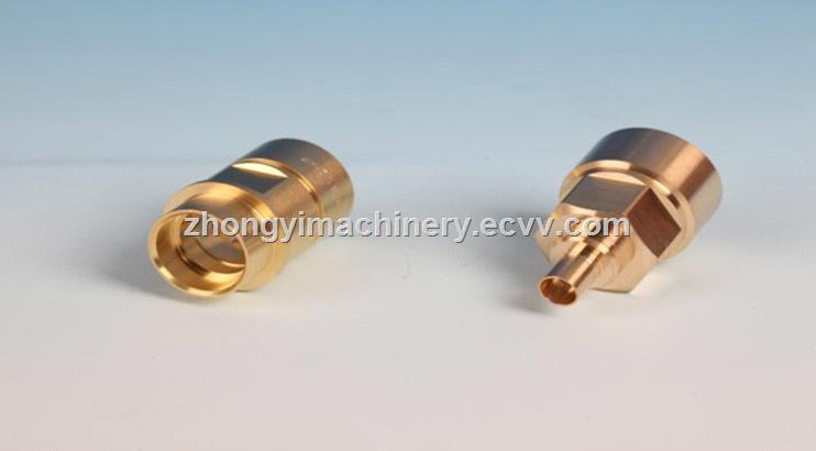 Copper fitting turning machined parts