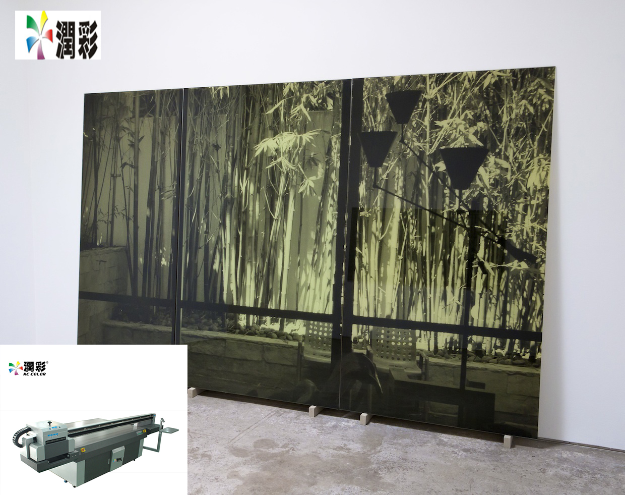 Art glass uv printer equipment machine for printing pattern on glass