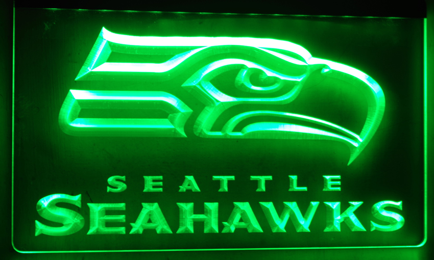 LS003g Seattle Football LED Neon Light Sign