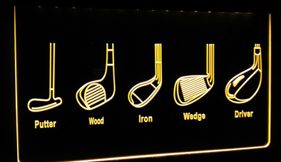LS065y Golf Club Cafe Neon Light Sign