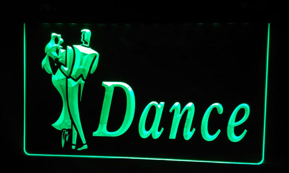 LS116g Dance Neon Light Sign