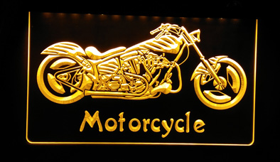 LS151 Motorcycle Bike Sales Services Neon Light Sign