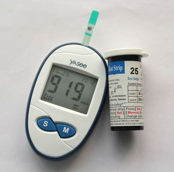 OEM factory HQS automatic blood glucose meter with test strips average display results
