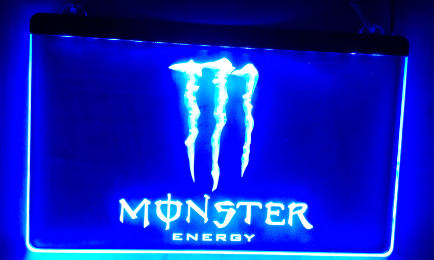 LS015b Energy Drink LED Neon Light Sign