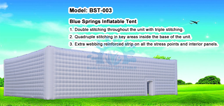 Sport Games Inflatable Tent Large White Nylon Inflatable Tent