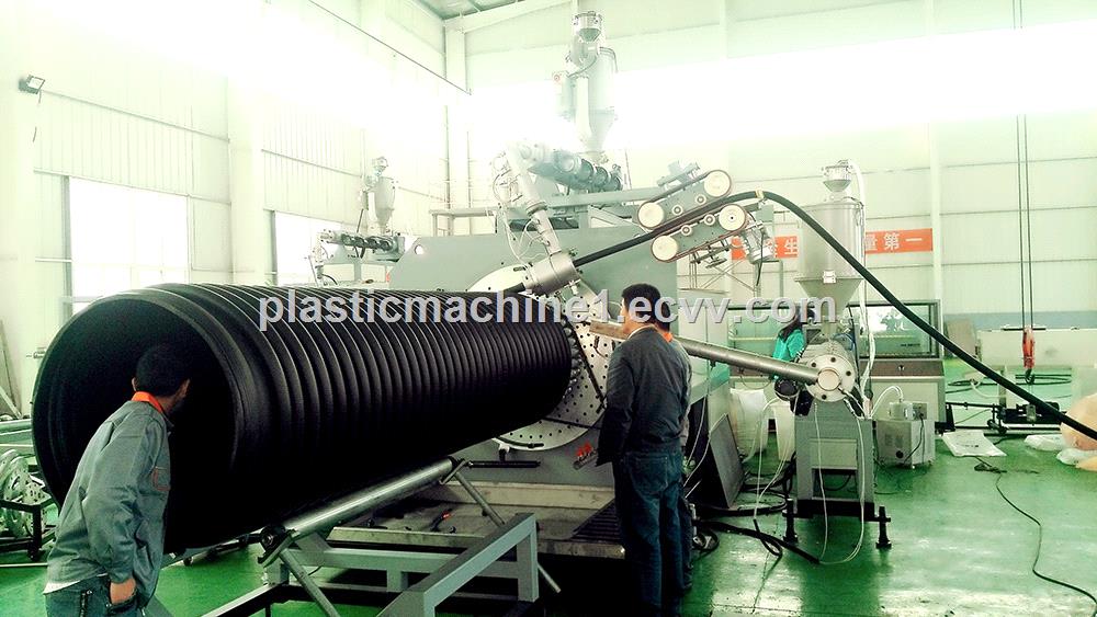 HDPE Krah corrugated pipe making machine