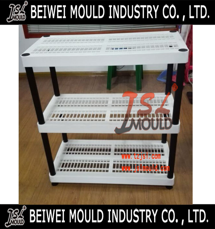 Injection plastic heavy duty shelf mold