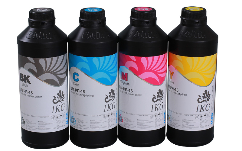 UV Curable ink for Konica 510 1024 254214PL soft media as PVC banner