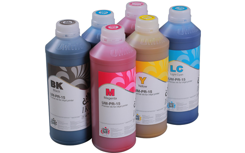 ROHS REACH compatible U real eco solvent ink for Epson DX5 DX7