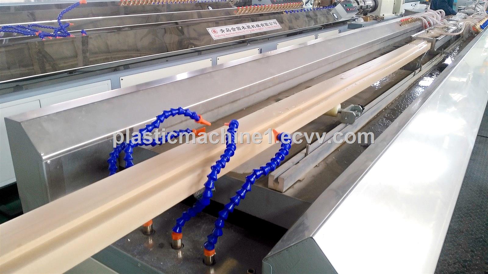 Solid type WPC PVC door frame making machine