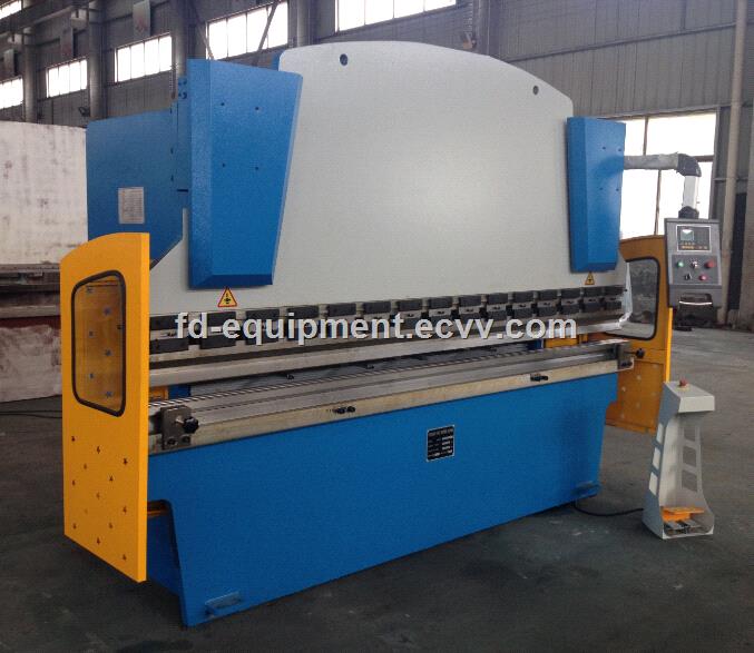 WC67Y100T3200 NC control hydraulic press brake machine