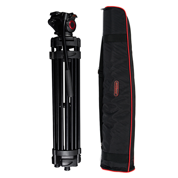 miliboo MTT601A Professional Tripod for Camera with Fluid Head