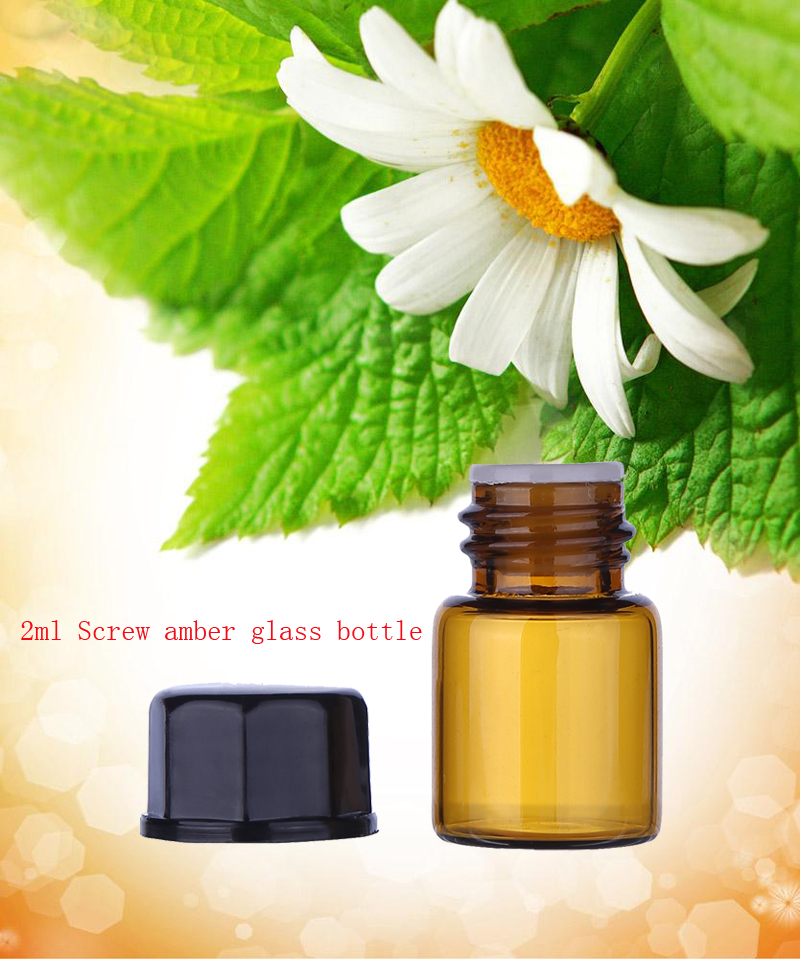 Wholesale small glass screw bottles 2ml