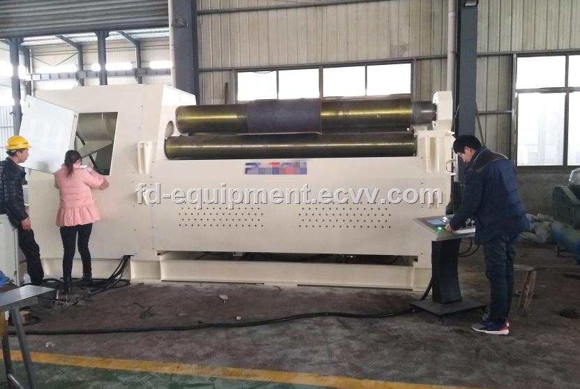 4 roller CNC roller bending machine