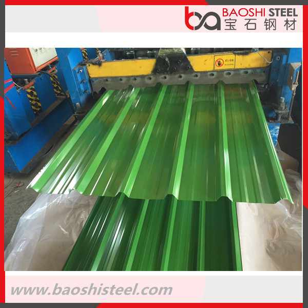 Color Coated Galvanized Corrugated Steel Roofing Sheet