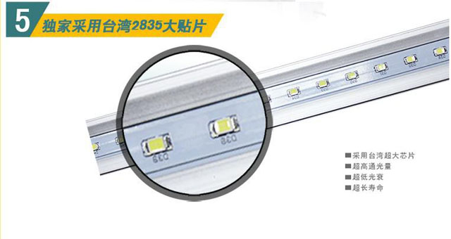 The LED fluorescent lamp Advantage Shanghai Huixi