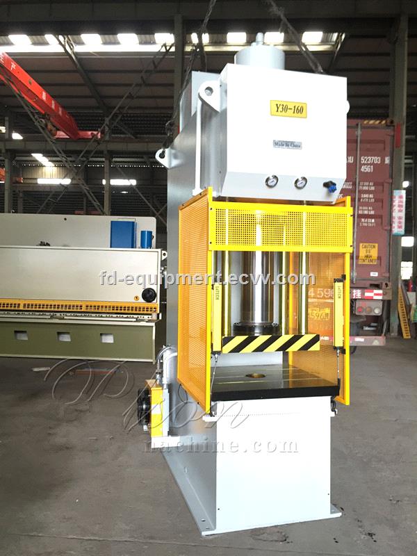 Y4160 single column hydraulic straghtening and mounting press