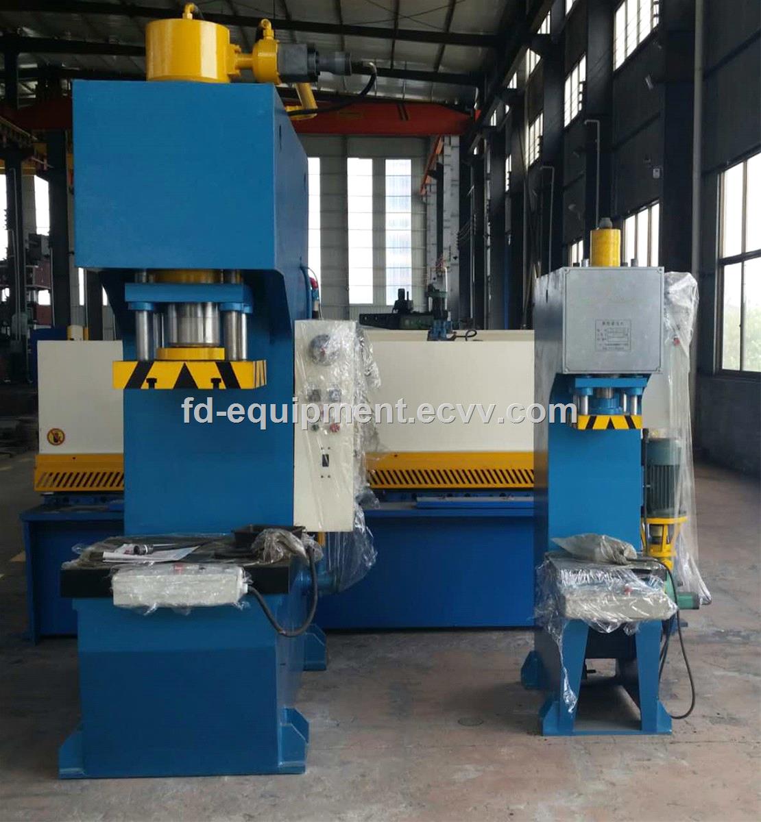 Y4160 single column hydraulic straghtening and mounting press