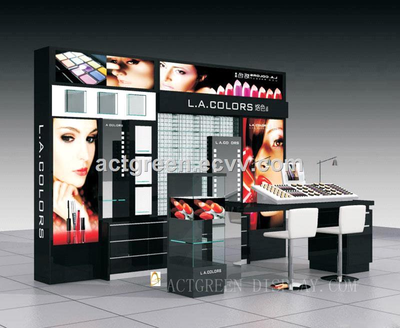 high quality cosmetic display stand cosmetic counter China manufacturer