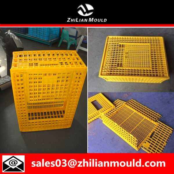 customized high quality plastic chicken crate mould