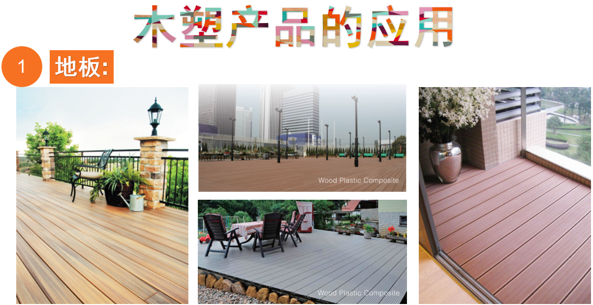 WPC Outdoor Decking CoExtrusion Laminate Floor WPC Plank